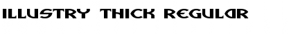 Illustry Thick Regular Font