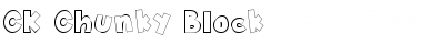 CK Chunky Block Font