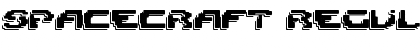 Spacecraft Regular Font