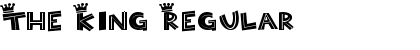The King Regular Font