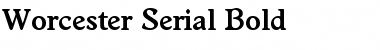 Worcester-Serial Bold Font