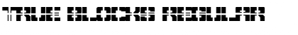 True Blocks Regular Font