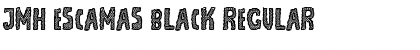 JMH Escamas Black Font