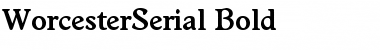 WorcesterSerial Font
