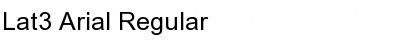 Lat3 Arial Regular Font
