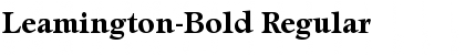 Leamington-Bold Regular Font