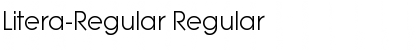 Litera-Regular Font