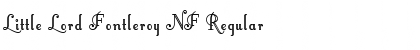 Little Lord Fontleroy NF Font