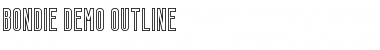 Bondie Outline Font