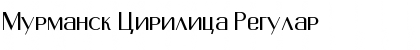 Murmansk Cirilica Regular Font