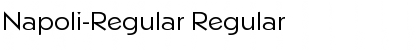 Napoli-Regular Regular Font