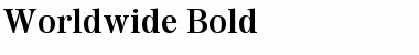 Worldwide Bold Font