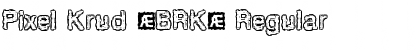 Pixel Krud (BRK) Font