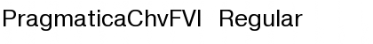 PragmaticaChvFVI Regular Font