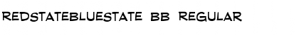 RedStateBlueState BB Regular Font