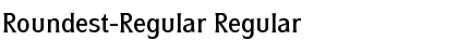 Download Roundest-Regular Font