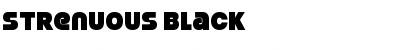 Strenuous Black Font