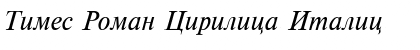 Times Roman Cirilica Font
