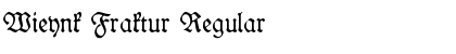 Wieynk Fraktur Regular Font