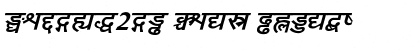 Yogeshweb Bold Italic Font