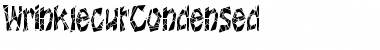 WrinklecutCondensed Regular