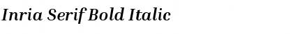 Inria Serif Bold Italic