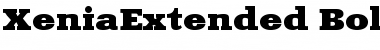 XeniaExtended Bold Font