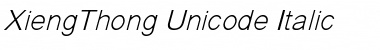 XiengThong Unicode Italic Font