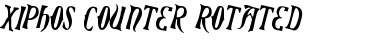 Xiphos Counter-Rotated Font