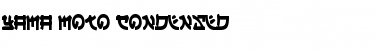 Yama Moto Condensed Condensed Font