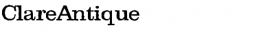 ClareAntique Regular Font