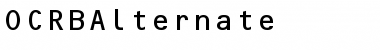 OCRBAlternate Font