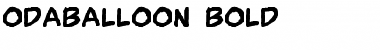 OdaBalloon Font