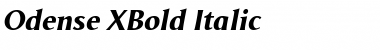 Odense XBold Italic Font