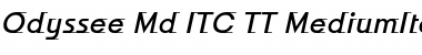 Odyssee Md ITC TT MediumItalic Font
