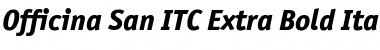OfficinaSanITCMedium Bold Italic Font