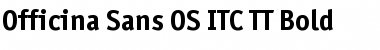 Officina Sans OS ITC TT Bold Font