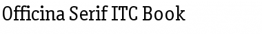 Officina Serif ITC Book