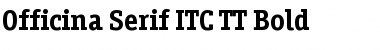 Officina Serif ITC TT Bold