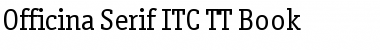 Officina Serif ITC TT Book