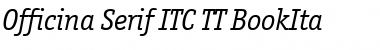 Officina Serif ITC TT BookIta