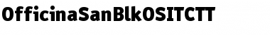 OfficinaSanBlkOSITCTT Black Font