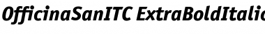 OfficinaSanITC ExtraBold Italic
