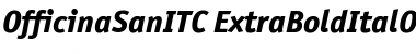 OfficinaSanITC Bold Italic