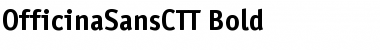OfficinaSansCTT Bold Font
