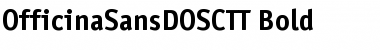 OfficinaSansDOSCTT Bold Font