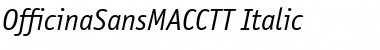 OfficinaSansMACCTT Italic