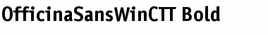 OfficinaSansWinCTT Bold Font