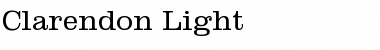 Clarendon Light Regular Font
