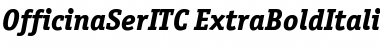 OfficinaSerITC ExtraBold Italic